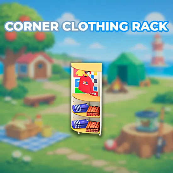 Corner Clothing Rack