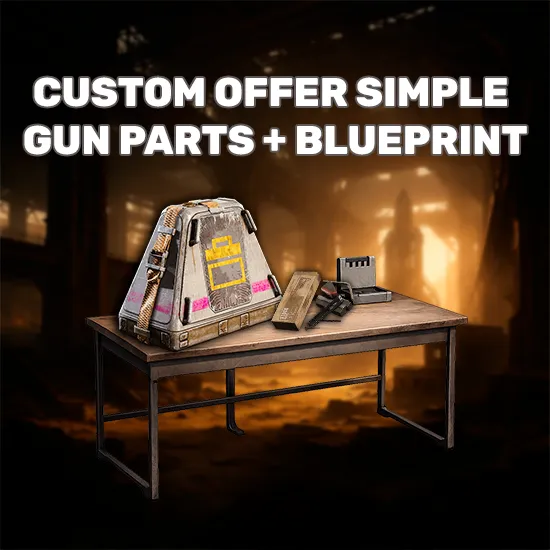 Custom offer Simple gun parts + blueprint