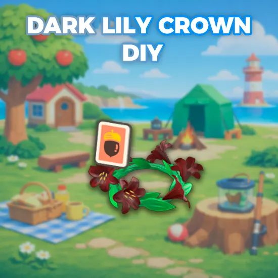 Dark Lily Crown DIY