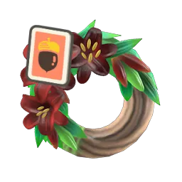 Dark Lily Wreath DIY