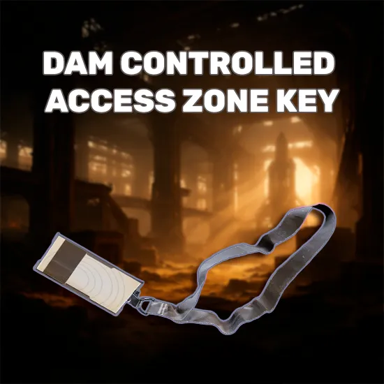 Dam Controlled Access Zone Key