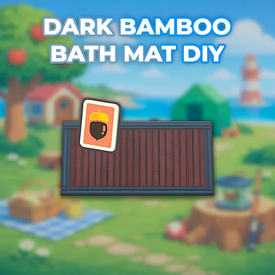 Dark Bamboo Bath Mat DIY