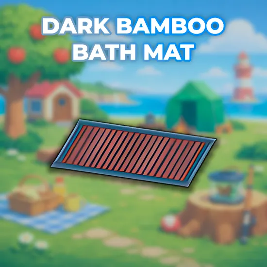 Dark Bamboo Bath Mat