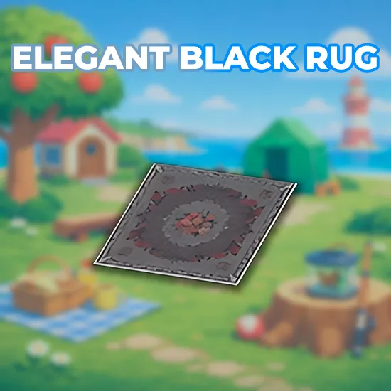 Elegant Black Rug