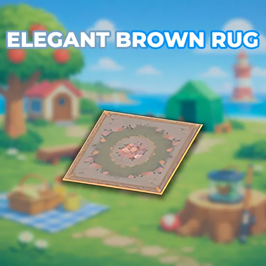 Elegant Brown Rug