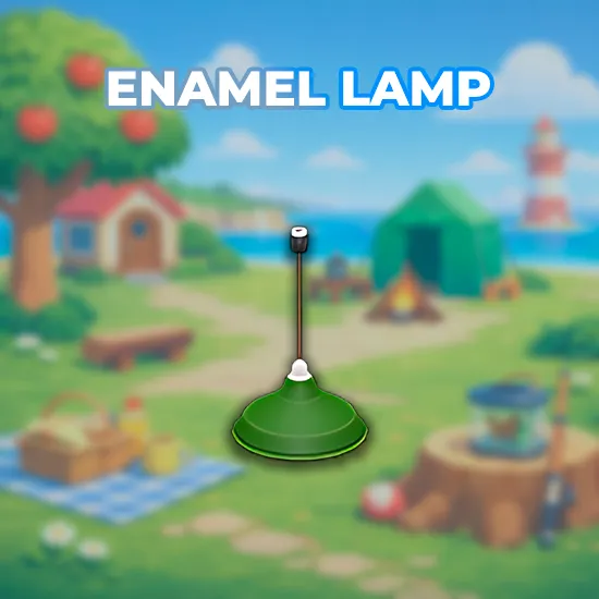 Enamel Lamp