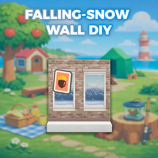 Falling-Snow Wall DIY
