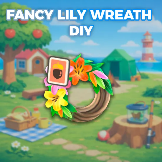 Fancy Lily Wreath DIY
