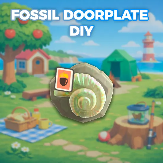 Fossil Doorplate DIY