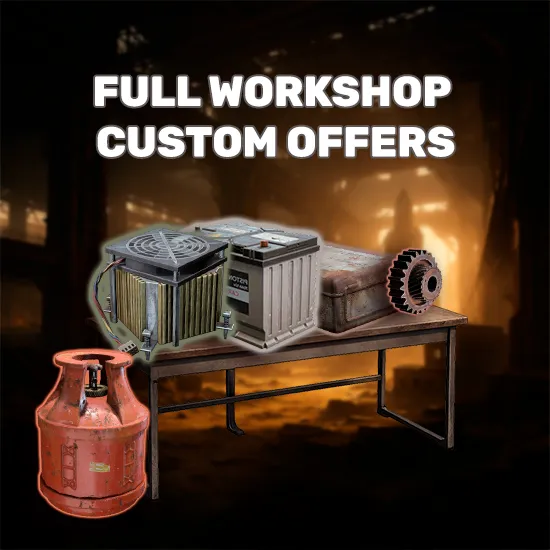 FULL workshop custom offers