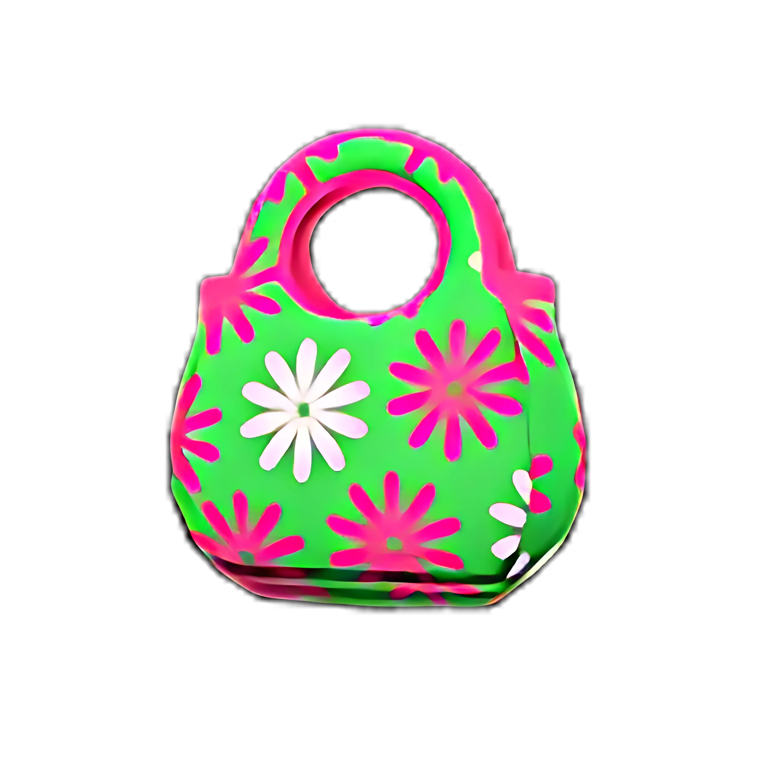 Flower-Print Eco Bag