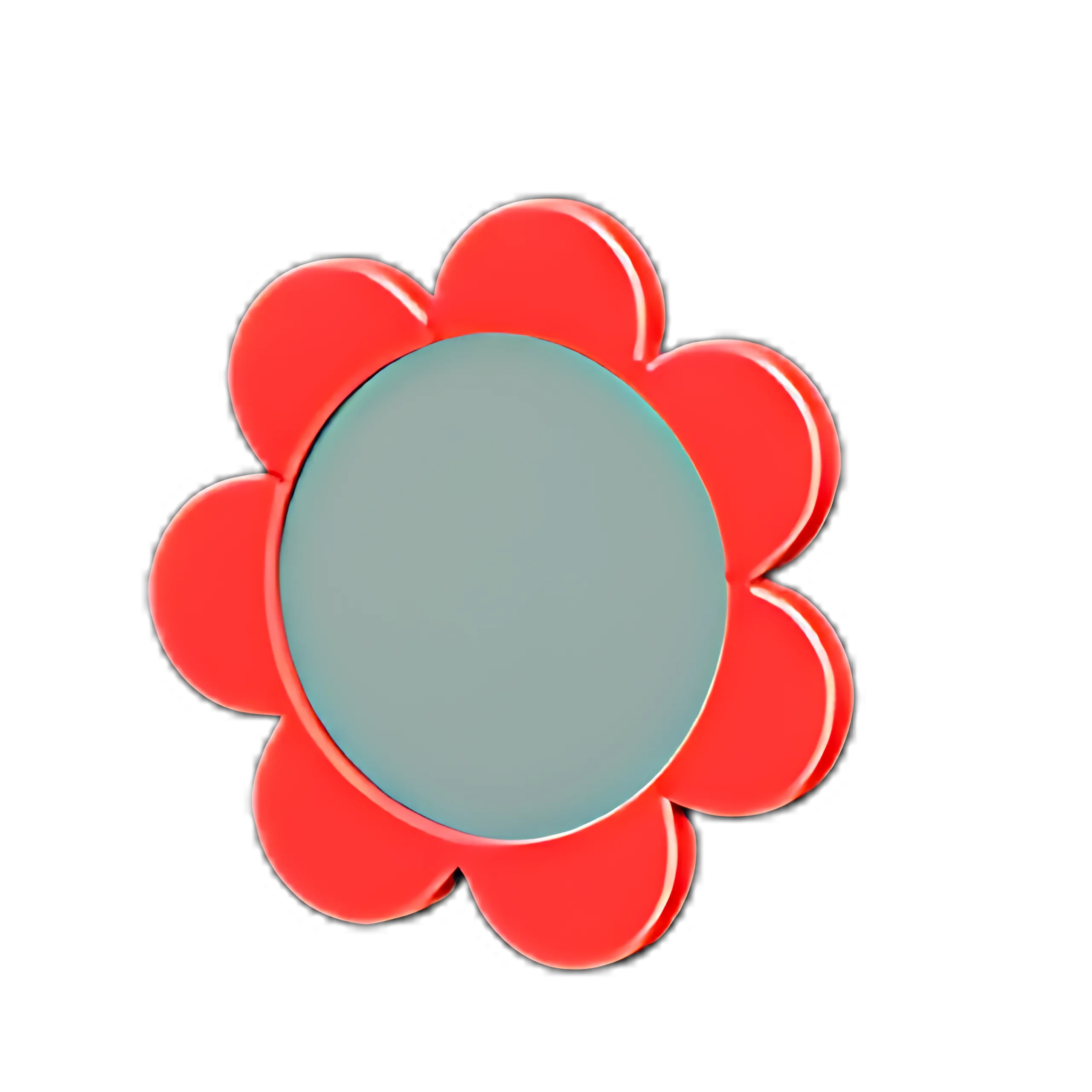 Flower Tabletop Mirror