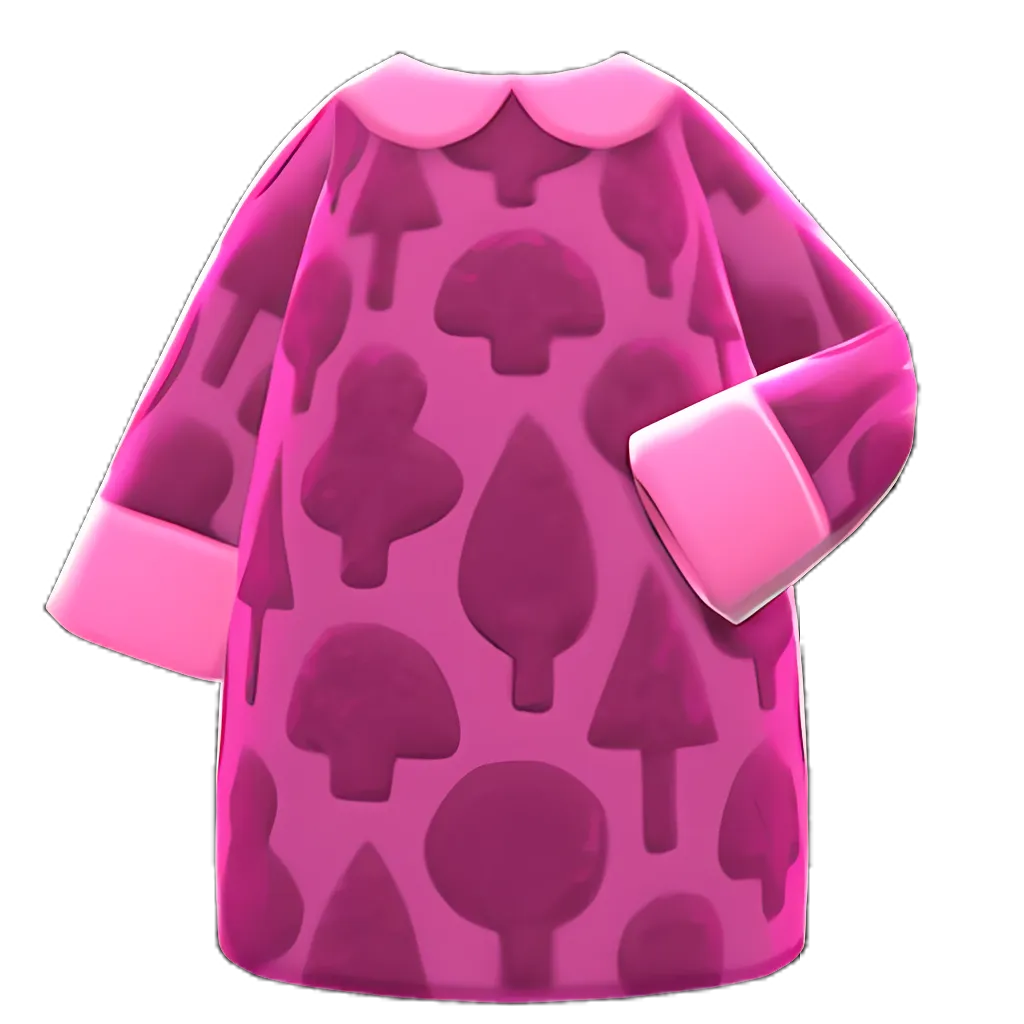 Forest-Print Dress
