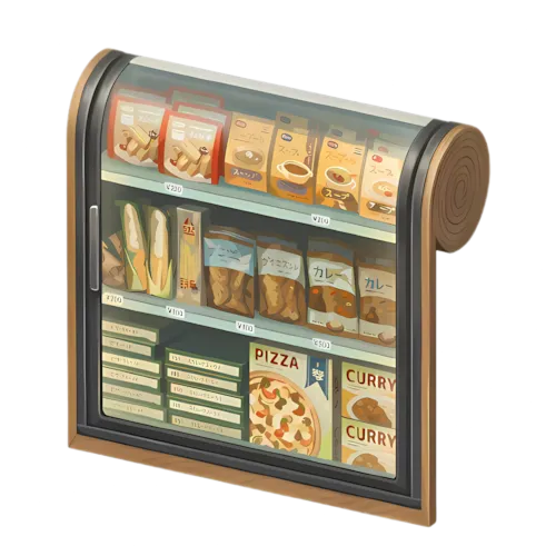 Frozen-Foods Freezer Wall