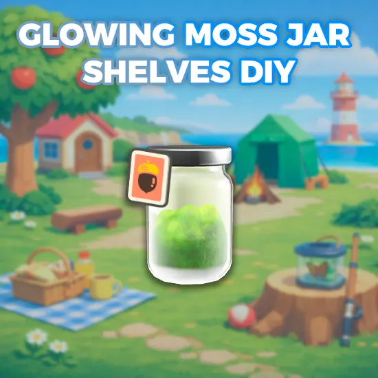 Glowing-Moss-Jar Shelves DIY
