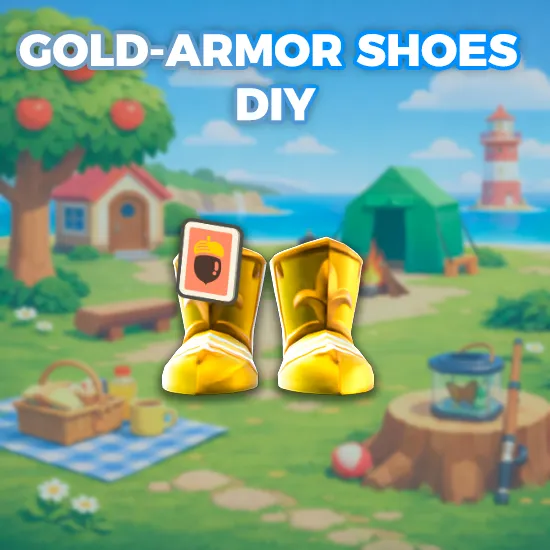 Gold-Armor Shoes DIY