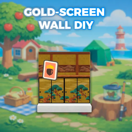 Gold-Screen Wall DIY