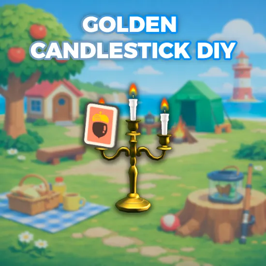 Golden Candlestick DIY