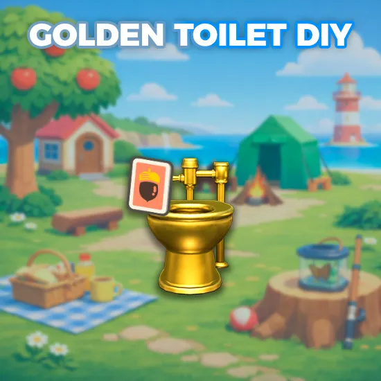 Golden Toilet DIY