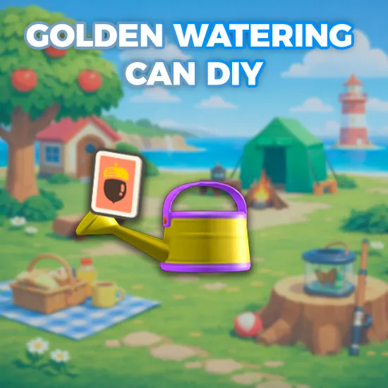Golden Watering Can DIY