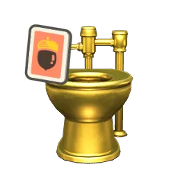 Golden Toilet DIY