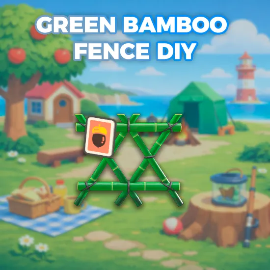 Green Bamboo Fence DIY