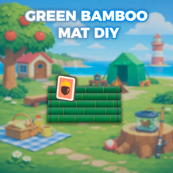 Green Bamboo Mat DIY
