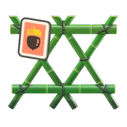 Green Bamboo Fence DIY