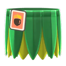 Green Grass Skirt DIY