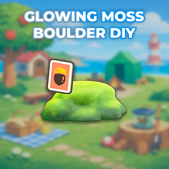 Glowing Moss Boulder DIY