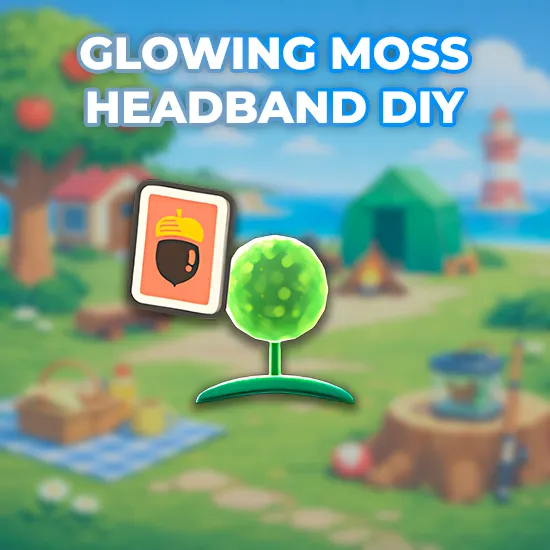 Glowing Moss Headband DIY
