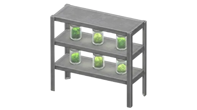 Glowing Moss Jar Shelves