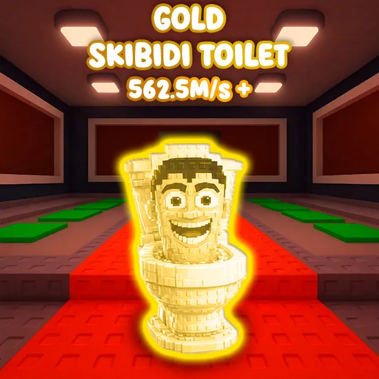 Gold Skibidi Toilet $562.5M/s +