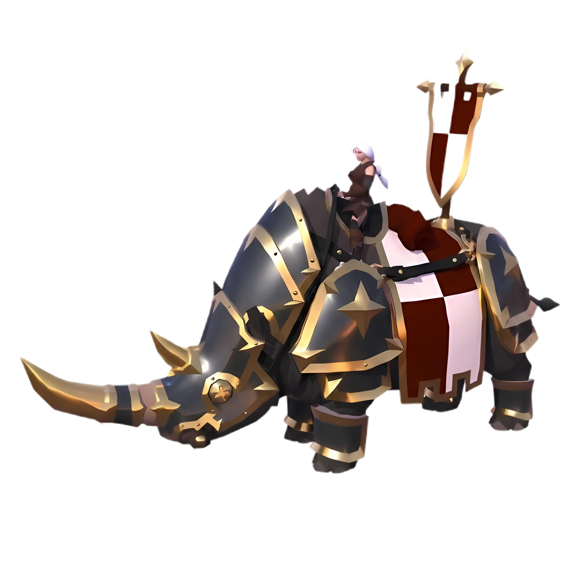 Gold Battle Rhino T7