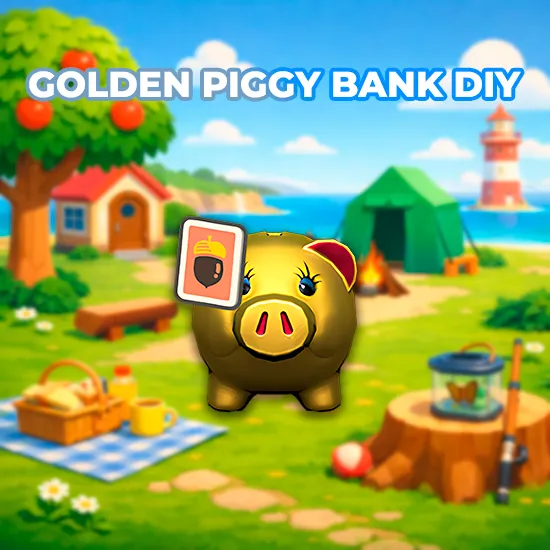 Golden Piggy Bank DIY