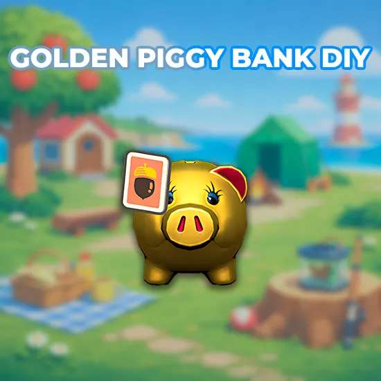 Golden Piggy Bank DIY