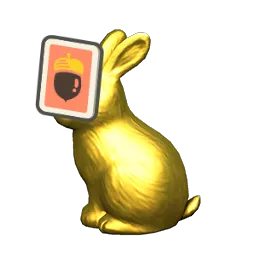 Golden Garden Bunny DIY