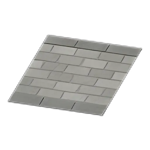 Gray Brick Rug