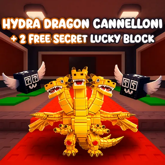 Hydra Dragon Cannelloni + 2 Free Secret Lucky Block