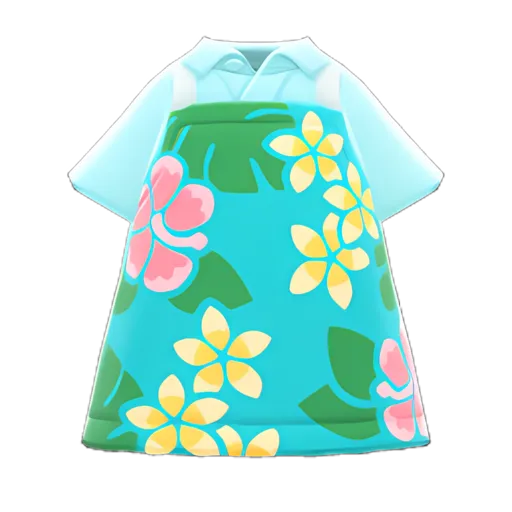Hawaiian-Print Apron