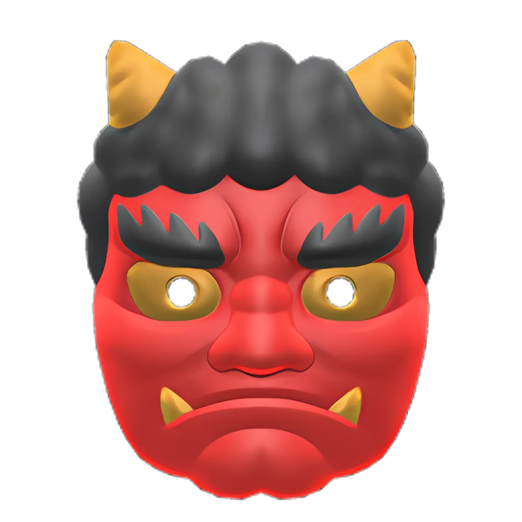 Horned-Ogre Mask