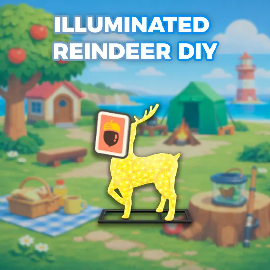 Illuminated Reindeer DIY