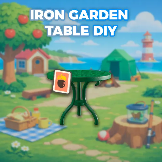 Iron Garden Table DIY