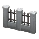 Iron And Stone Fence