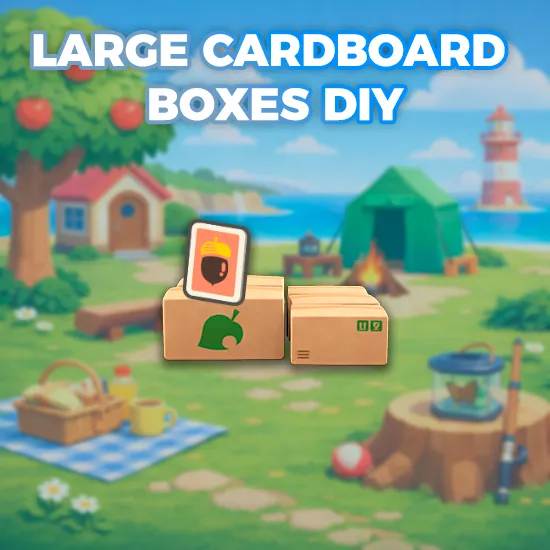 Large Cardboard Boxes DIY