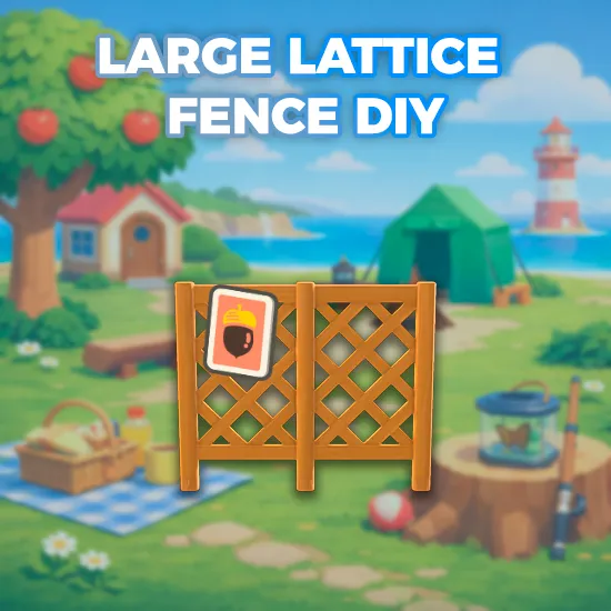 Large Lattice Fence DIY
