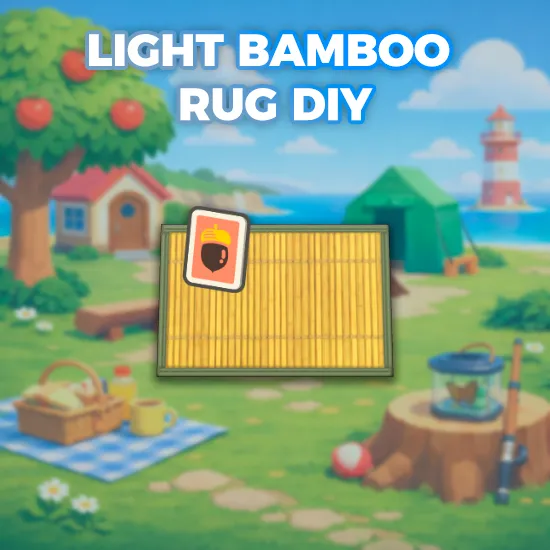 Light Bamboo Rug DIY