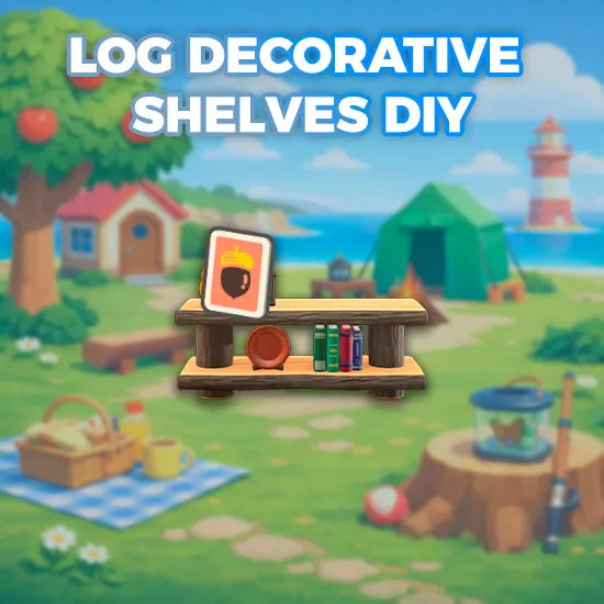 Log Decorative Shelves DIY