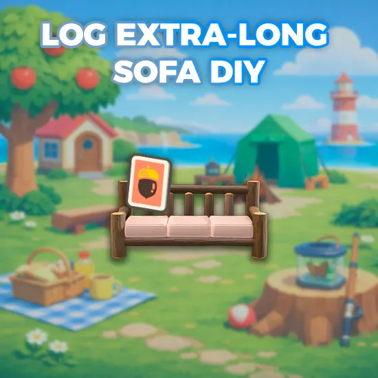 Log Extra-Long Sofa DIY