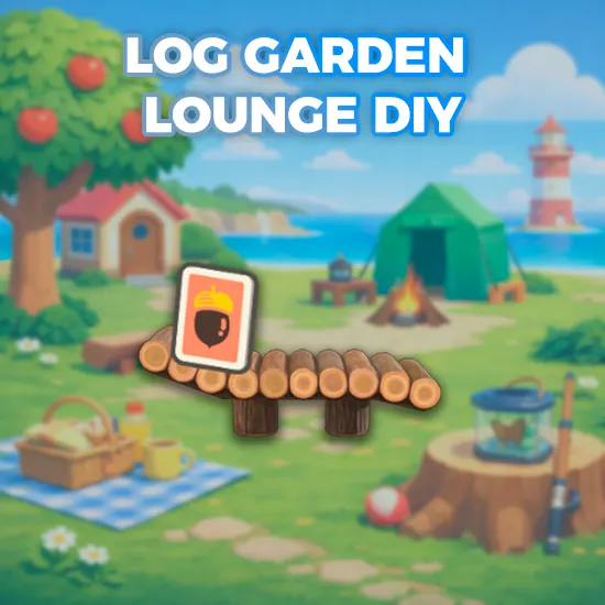 Log Garden Lounge DIY